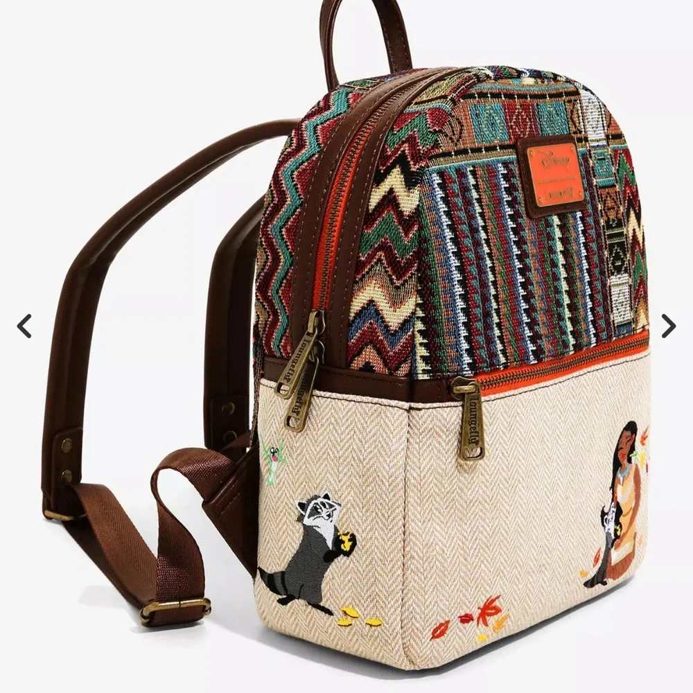 Loungefly Disney Pocahontas Woven Mini Backpack -BoxLunch Exclusive
